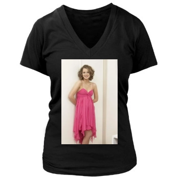 Helen Flanagan Women's Deep V-Neck TShirt