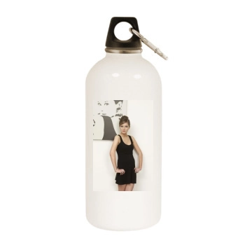 Helen Flanagan White Water Bottle With Carabiner