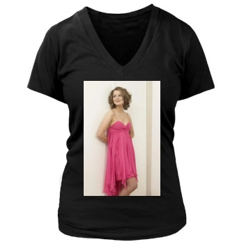 Helen Flanagan Women's Deep V-Neck TShirt