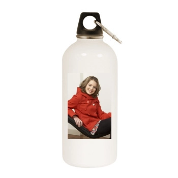 Helen Flanagan White Water Bottle With Carabiner