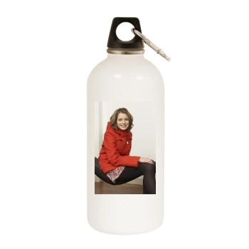 Helen Flanagan White Water Bottle With Carabiner