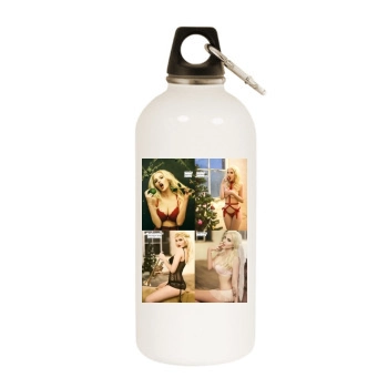 Helen Flanagan White Water Bottle With Carabiner