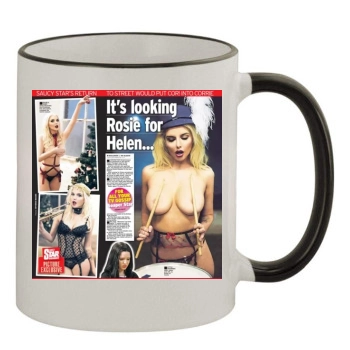 Helen Flanagan 11oz Colored Rim & Handle Mug