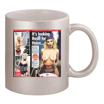 Helen Flanagan 11oz Metallic Silver Mug