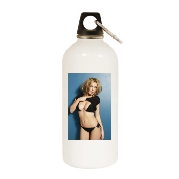 Helen Flanagan White Water Bottle With Carabiner