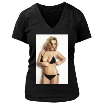 Helen Flanagan Women's Deep V-Neck TShirt