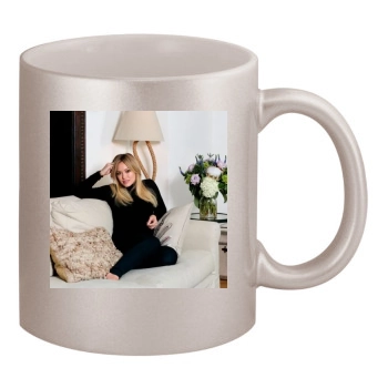 Hilary Duff 11oz Metallic Silver Mug