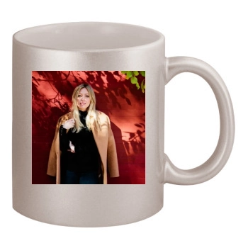 Hilary Duff 11oz Metallic Silver Mug