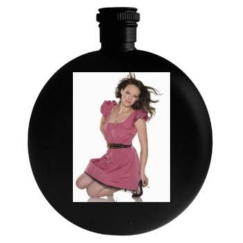 Hilary Duff Round Flask