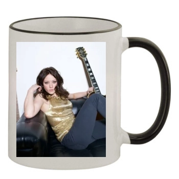 Hilary Duff 11oz Colored Rim & Handle Mug