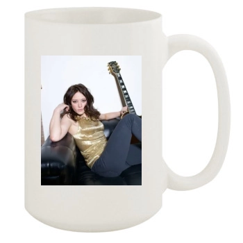 Hilary Duff 15oz White Mug