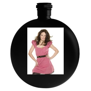 Hilary Duff Round Flask