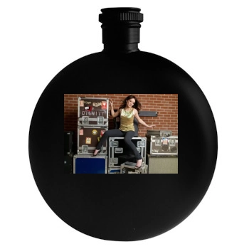 Hilary Duff Round Flask