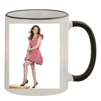 Hilary Duff 11oz Colored Rim & Handle Mug