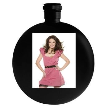 Hilary Duff Round Flask