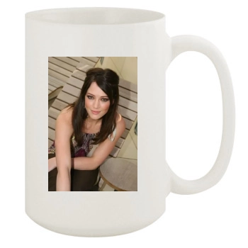 Hilary Duff 15oz White Mug