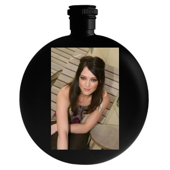 Hilary Duff Round Flask