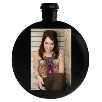 Hilary Duff Round Flask