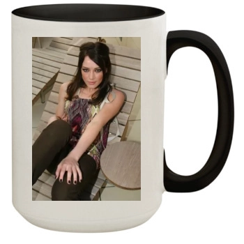 Hilary Duff 15oz Colored Inner & Handle Mug