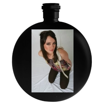 Hilary Duff Round Flask