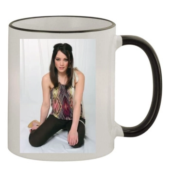 Hilary Duff 11oz Colored Rim & Handle Mug