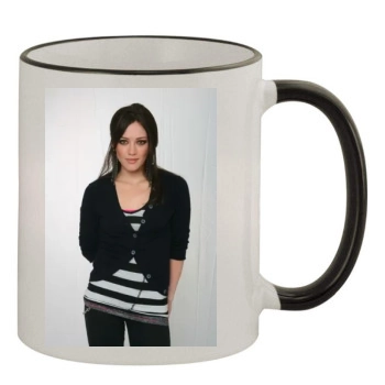 Hilary Duff 11oz Colored Rim & Handle Mug