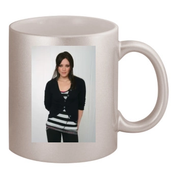 Hilary Duff 11oz Metallic Silver Mug