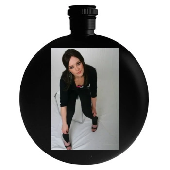 Hilary Duff Round Flask