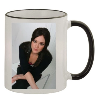 Hilary Duff 11oz Colored Rim & Handle Mug