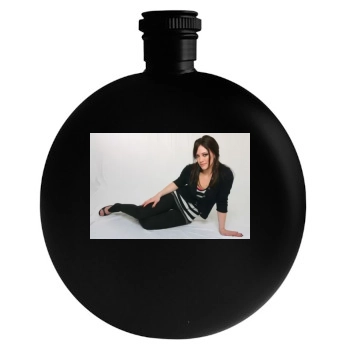 Hilary Duff Round Flask