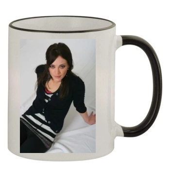 Hilary Duff 11oz Colored Rim & Handle Mug