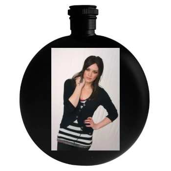 Hilary Duff Round Flask