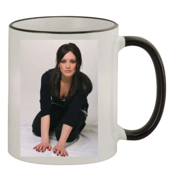 Hilary Duff 11oz Colored Rim & Handle Mug