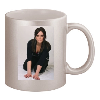 Hilary Duff 11oz Metallic Silver Mug