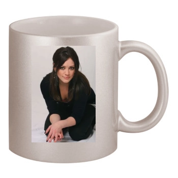 Hilary Duff 11oz Metallic Silver Mug