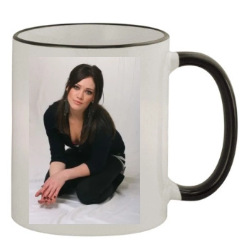 Hilary Duff 11oz Colored Rim & Handle Mug