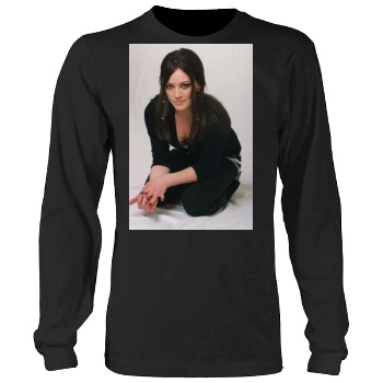 Hilary Duff Men's Heavy Long Sleeve TShirt