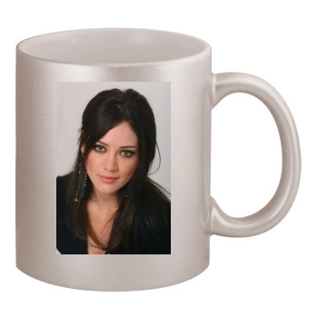 Hilary Duff 11oz Metallic Silver Mug