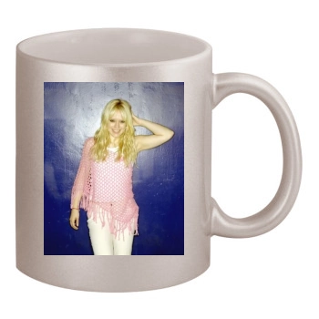 Hilary Duff 11oz Metallic Silver Mug