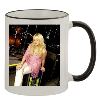 Hilary Duff 11oz Colored Rim & Handle Mug