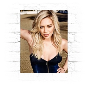 Hilary Duff Metal Wall Art