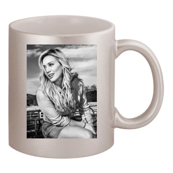 Hilary Duff 11oz Metallic Silver Mug