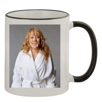 Hilary Duff 11oz Colored Rim & Handle Mug