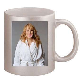 Hilary Duff 11oz Metallic Silver Mug