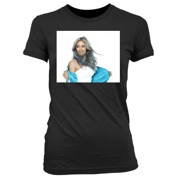 Hilary Duff Women's Junior Cut Crewneck T-Shirt