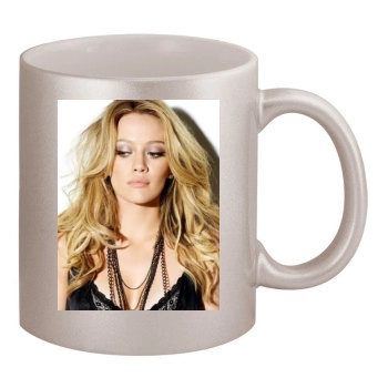 Hilary Duff 11oz Metallic Silver Mug