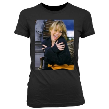 Hilary Duff Women's Junior Cut Crewneck T-Shirt