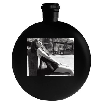 Hilary Duff Round Flask