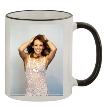 Hilary Duff 11oz Colored Rim & Handle Mug