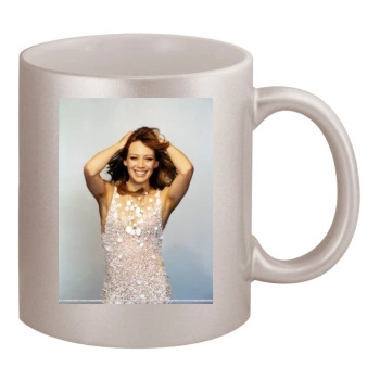 Hilary Duff 11oz Metallic Silver Mug